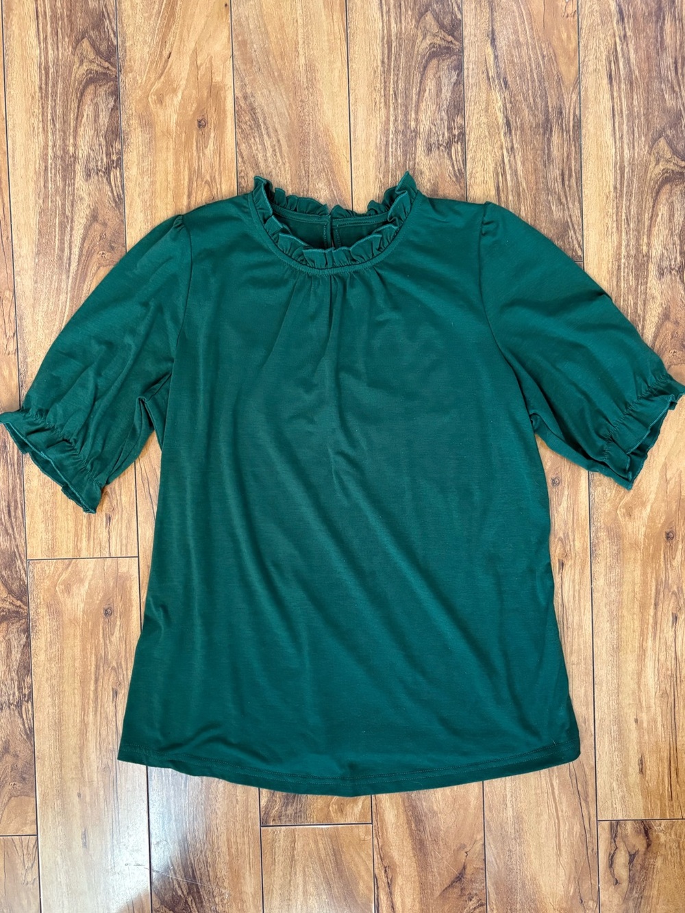 Dark Green Women's Top